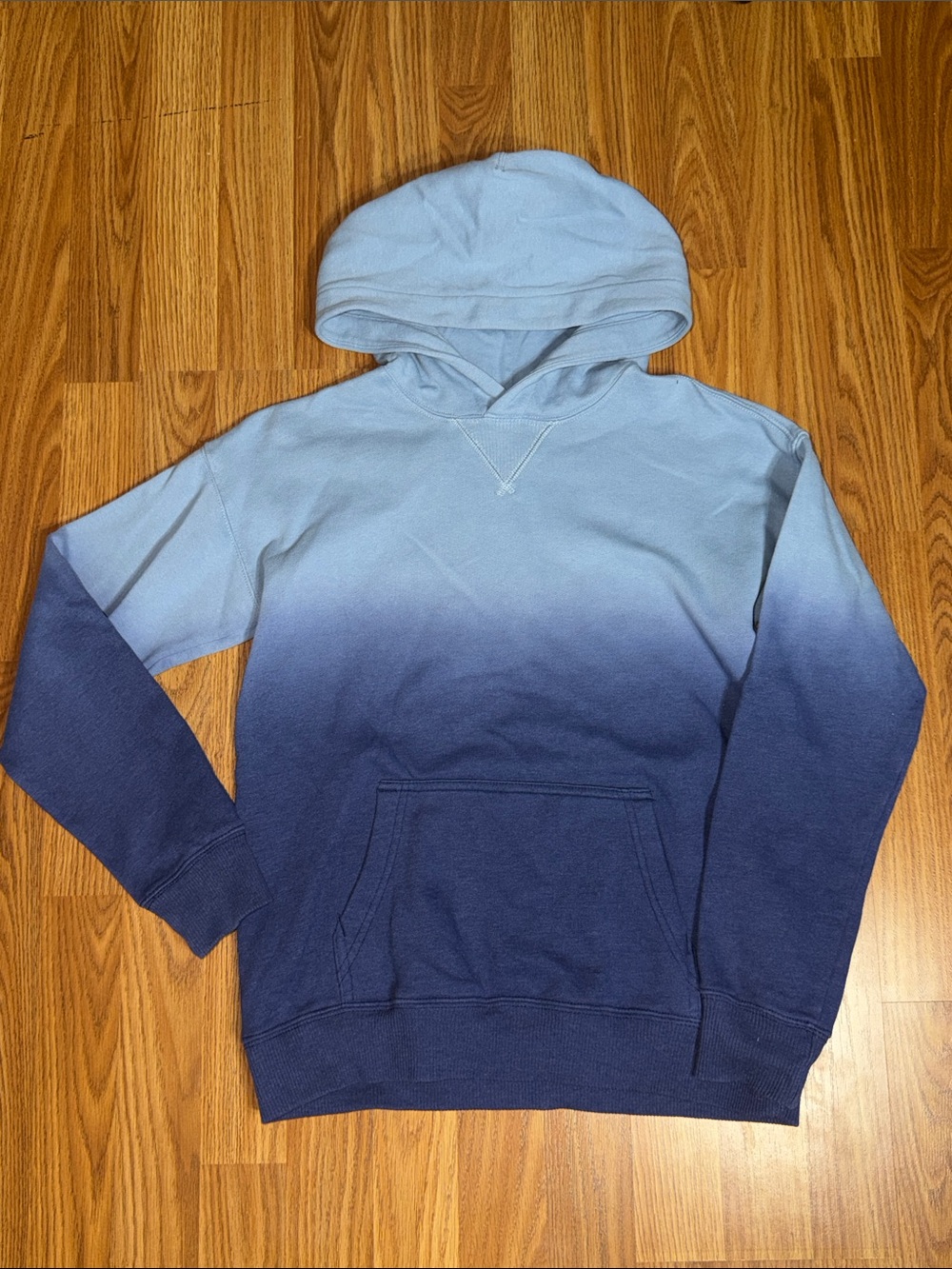 Abercrombie Kids Ombre Blue Hoodie Boys 11/12